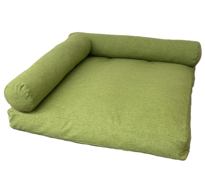 Sitzecke mit Flockenfüllung 3-teilig, 160 cm, B1 Stoff viele Farben